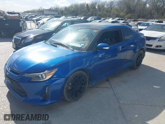 2015 Scion tC with VIN JTKJF5C77F3088828, listed as a IAAI auction lot 41846399 with 203,677 mi miles. Bid and sale history available at carsss.com. Image 20.