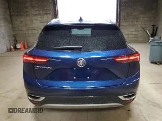2023 Buick Envision Essence with VIN LRBFZPR42PD188553, listed as a Copart auction lot 49478065 with 9,879 mi miles and Salvage Title. Bid and sale history available at carsss.com. Image 6.