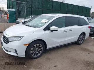 2024 Honda Odyssey EX-L with VIN 5FNRL6H66RB003316, listed as a IAAI auction lot 41304872 with 12,810 mi miles and . Bid and sale history available at DreamBid. Image 14.