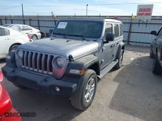 2021 Jeep Wrangler Unlimited Sport S with VIN 1C4HJXDN8MW532307, listed as a IAAI auction lot 41817890 with NaN miles. Bid and sale history available at carsss.com. Image 17.