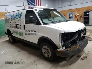2009 GMC Savana Cargo Van with VIN 1GTGG25C791104713, listed as a Copart auction lot 86915354 with 0 mi miles and Clean Title. Bid and sale history available at carsss.com. Image 4.