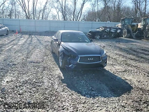 2022 Infiniti Q50 Luxe z VIN JN1EV7BP7NM311406, wystawiony jako Copart lot #86719364 z przebiegiem 10 651 mil mil oraz Czysty tytuł • Clean title. Historia ofert i sprzedaży dostępna na DreamBid. Obrazek 13.