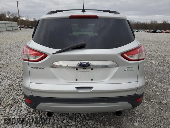 2013 Ford Escape SEL with VIN 1FMCU0H96DUC43102, listed as a Copart auction lot 53443585 with 136,813 mi miles and Salvage Title. Bid and sale history available at carsss.com. Image 6.