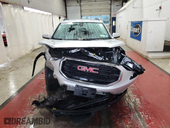 2020 GMC Terrain SLE with VIN 3GKALTEV3LL225543, listed as a Copart auction lot 59865285 with 42,001 mi miles and Salvage title. Bid and sale history available at DreamBid. Image 5.