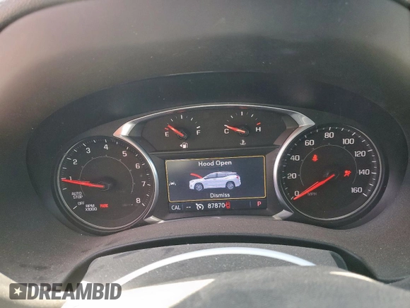 2020 GMC Terrain SLE with VIN 3GKALMEV1LL203661, listed as a Copart auction lot 53195945 with 87,870 mi miles and Salvage title. Bid and sale history available at DreamBid. Image 9.