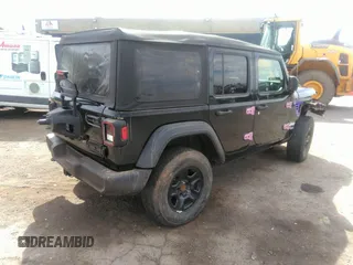 2018 Jeep Wrangler Unlimited Sport S с VIN 1C4HJXDG5JW159062, выставлен на аукционе IAAI как лот 42229427 с пробегом 51 046 миль миль и . История ставок и продаж доступна на DreamBid. Изображение 4.