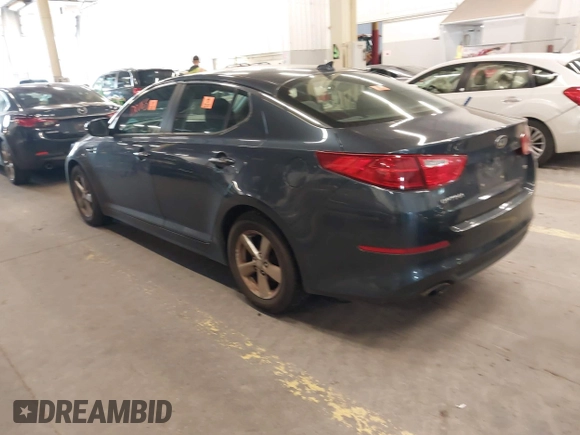 2015 Kia Optima LX with VIN 5XXGM4A76FG381155, listed as a IAAI auction lot 42373920 with 112,359 mi miles and . Bid and sale history available at DreamBid. Image 3.
