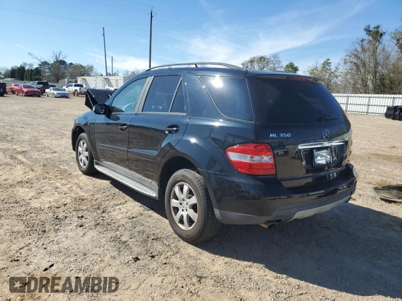 2007 Mercedes-Benz M 350 with VIN 4JGBB86E27A210197, listed as a Copart auction lot 49185425 with 131,678 mi miles and Salvage Title. Bid and sale history available at DreamBid. Image 2.