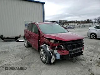2017 Ford Escape Titanium with VIN 1FMCU0J93HUE83465, listed as a Copart auction lot 53340915 with 44,973 mi miles and Salvage Title. Bid and sale history available at DreamBid. Image 12.