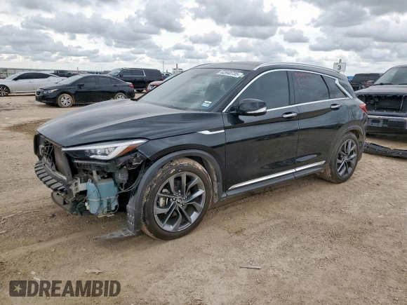 2019 Infiniti QX50 Luxe with VIN 3PCAJ5M11KF139348, listed as a Copart auction lot 62940735 with 36,969 mi miles and Salvage title. Bid and sale history available at DreamBid. Image 1.