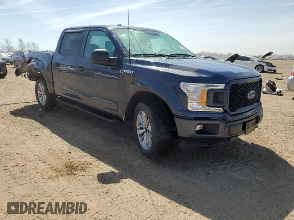2018 Ford F-150 XL with VIN 1FTEW1EP5JFB40530, listed as a Copart auction lot 52946645 with 106,796 mi miles and Salvage Title. Bid and sale history available at carsss.com. Image 4.