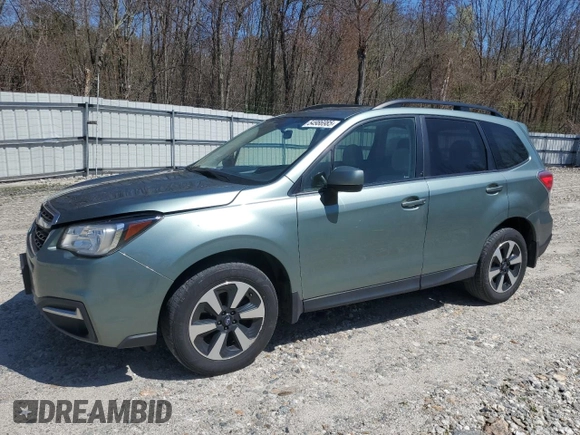 2017 Subaru Forester Premium with VIN JF2SJAGC6HH445496, listed as a Copart auction lot 54986985 with 181,009 mi miles and Clean Title. Bid and sale history available at carsss.com. Image 1.