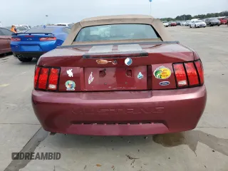 2004 Ford Mustang Deluxe with VIN 1FAFP44484F115156, listed as a Copart auction lot 75246024 with 0 mi miles and Non Repairable. Bid and sale history available at carsss.com. Image 6.