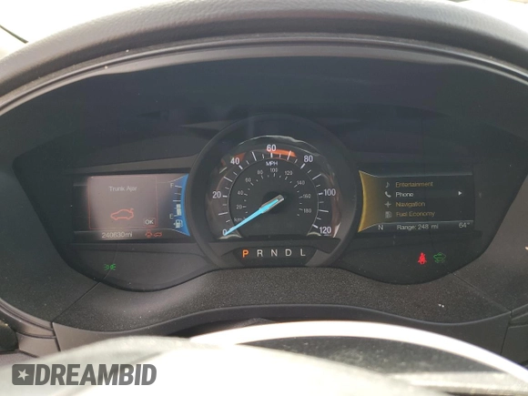 2018 Ford Fusion Hybrid SE with VIN 3FA6P0LU0JR218497, listed as a Copart auction lot 51015475 with 240,630 mi miles and Salvage Title. Bid and sale history available at carsss.com. Image 9.