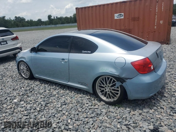 2006 Scion tC z VIN JTKDE167560101159, wystawiony jako Copart lot #58065315 z przebiegiem 136 428 mil mil oraz Szkoda całkowita • Salvage title. Historia ofert i sprzedaży dostępna na DreamBid. Obrazek 2.