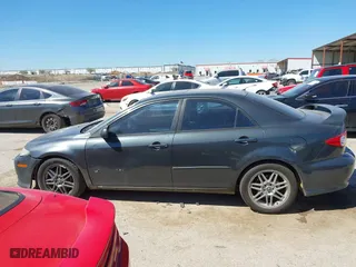 2004 Mazda Mazda6 s with VIN 1YVFP80D645N16762, listed as a IAAI auction lot 41854938 with 186,760 mi miles. Bid and sale history available at carsss.com. Image 14.