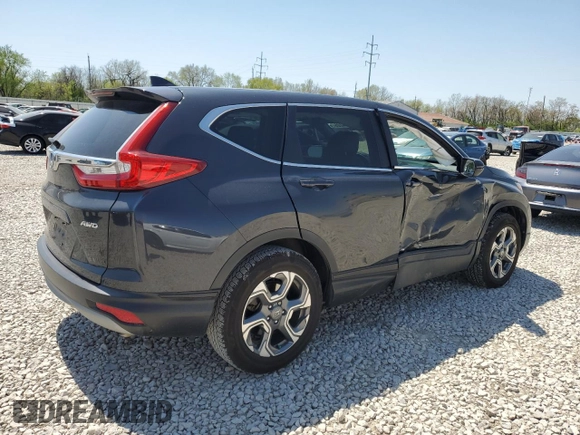 2019 Honda CR-V EX-L with VIN 5J6RW2H8XKA002891, listed as a Copart auction lot 54194225 with 51,361 mi miles and Salvage Title. Bid and sale history available at carsss.com. Image 3.