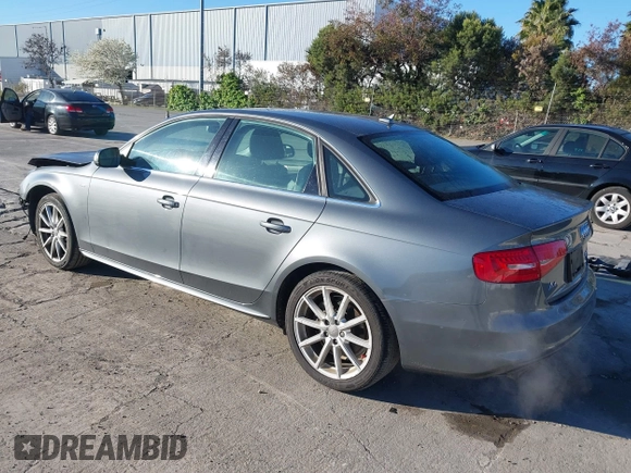 2014 Audi A4 Premium Plus with VIN WAUFFAFL3EN005183, listed as a IAAI auction lot 41868791 with 158,885 mi miles. Bid and sale history available at carsss.com. Image 3.