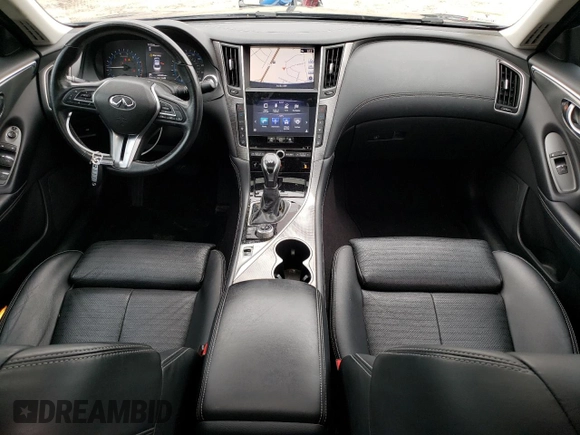 2019 Infiniti Q50 Luxe с VIN JN1EV7AR1KM590382, выставлен на аукционе Copart как лот 58008505 с пробегом 53 026 миль миль и Списание • Salvage title. История ставок и продаж доступна на DreamBid. Изображение 8.