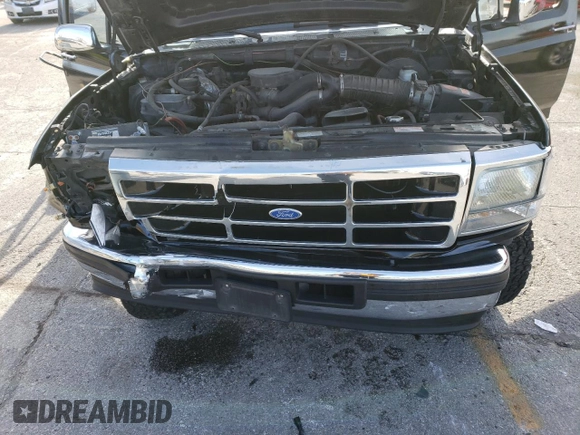 1996 Ford F-150 with VIN 1FTEX14H4TKA07291, listed as a Copart auction lot 81638984 with 176,258 mi miles and Salvage Title. Bid and sale history available at carsss.com. Image 12.
