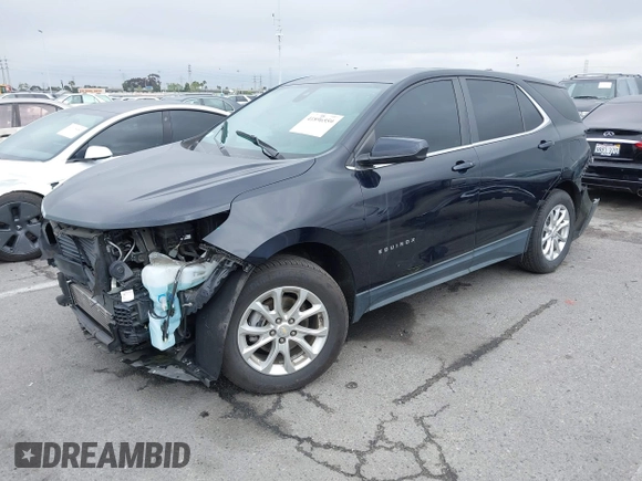 2021 Chevrolet Equinox LT with VIN 2GNAXKEV9M6160155, listed as a IAAI auction lot 41896559 with 81,660 mi miles. Bid and sale history available at carsss.com. Image 18.