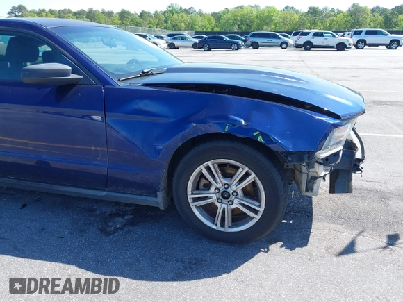 2012 Ford Mustang V6 Premium with VIN 1ZVBP8AM5C5244459, listed as a IAAI auction lot 41920863 with 127,034 mi miles. Bid and sale history available at carsss.com. Image 21.