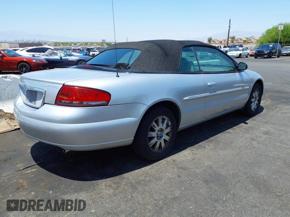 2004 Chrysler Sebring Limited z VIN 1C3EL65R94N150421, wystawiony jako IAAI lot #42614705 z przebiegiem 75 610 mil mil oraz . Historia ofert i sprzedaży dostępna na DreamBid. Obrazek 4.