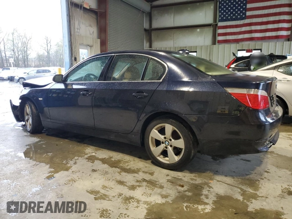 2006 BMW 5 Series 530xi with VIN WBANF73596CU21336, listed as a Copart auction lot 52828545 with 166,092 mi miles and Salvage Title. Bid and sale history available at DreamBid. Image 2.