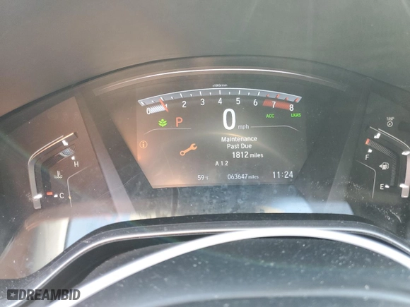 2019 Honda CR-V EX-L with VIN 7FARW2H83KE058463, listed as a Copart auction lot 48794395 with 63,647 mi miles and Salvage Title. Bid and sale history available at carsss.com. Image 9.