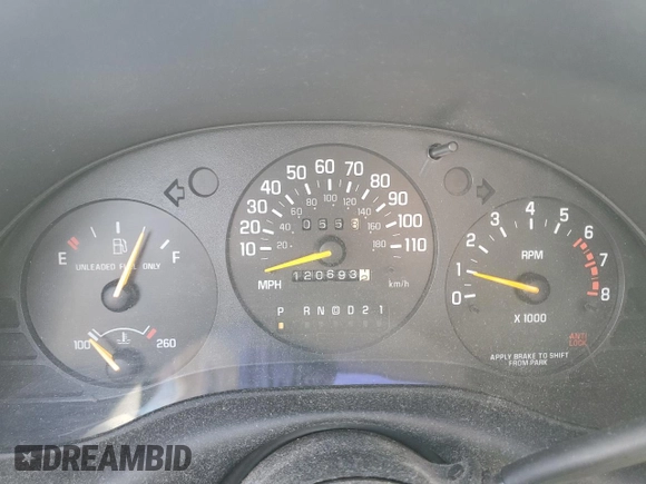 1995 Chevrolet Monte Carlo LS z VIN 2G1WW12M6S9202177, wystawiony jako Copart lot #56242935 z przebiegiem 120 693 mil mil oraz Szkoda całkowita • Salvage title. Historia ofert i sprzedaży dostępna na DreamBid. Obrazek 9.