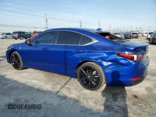 2024 Lexus ES 300h with VIN 58ABA1C12RU040283, listed as a Copart auction lot 45994225 with 5,736 mi miles and Non repairable. Bid and sale history available at DreamBid. Image 2.