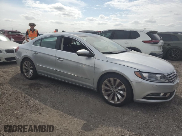 2013 Volkswagen CC VR6 Executive 4Motion with VIN WVWGU7AN2DE513930, listed as a Copart auction lot 76114164 with 0 mi miles and Salvage Title. Bid and sale history available at carsss.com. Image 4.