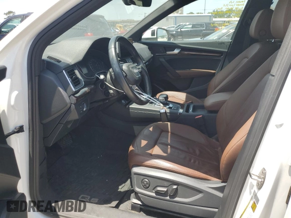 2019 Audi Q5 Premium with VIN WA1ANAFY7K2034382, listed as a Copart auction lot 56514475 with 56,620 mi miles and Salvage title. Bid and sale history available at DreamBid. Image 7.