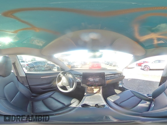 2023 Tesla Model 3 with VIN 5YJ3E1EA3PF541593, listed as a Copart auction lot 43926455 with 26,593 mi miles and Salvage title. Bid and sale history available at DreamBid. Image 13.