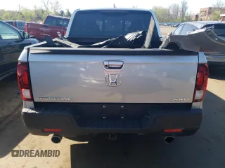 2023 Honda Ridgeline RTL-E with VIN 5FPYK3F77PB059763, listed as a Copart auction lot 54026045 with 34,114 mi miles and Salvage title. Bid and sale history available at DreamBid. Image 6.