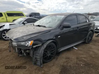 2013 Mitsubishi Lancer GTS with VIN JA32X8HW8DU014110, listed as a Copart auction lot 77672344 with 75,970 mi miles and Salvage Title. Bid and sale history available at carsss.com. Image 1.