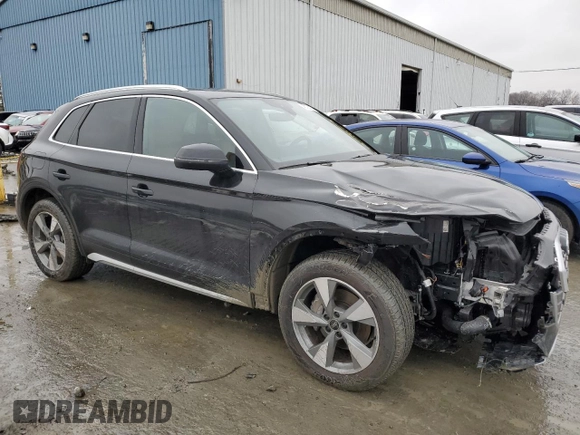 2024 Audi Q5 Premium with VIN WA1ABAFY0R2100659, listed as a Copart auction lot 45125755 with 6,175 mi miles and Salvage Title. Bid and sale history available at carsss.com. Image 4.