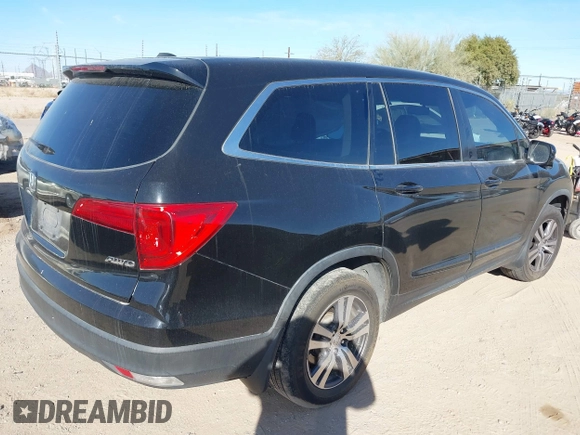 2017 Honda Pilot EX-L with VIN 5FNYF6H54HB063619, listed as a IAAI auction lot 41545415 with Not Provided miles and . Bid and sale history available at DreamBid. Image 4.
