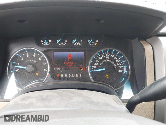 2012 Ford F-150 XL with VIN 1FTFW1CT4CKD77895, listed as a IAAI auction lot 41199748 with 226,771 mi miles. Bid and sale history available at carsss.com. Image 7.