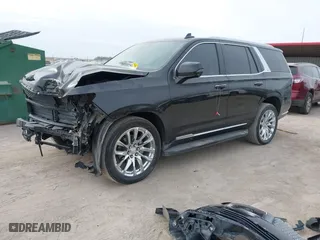 2022 Cadillac Escalade 4WD Premium Luxury with VIN 1GYS4BKL1NR130608, listed as a IAAI auction lot 41511561 with 37,897 mi miles. Bid and sale history available at carsss.com. Image 2.