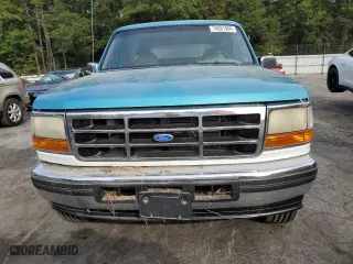 1995 Ford Bronco Custom with VIN 1FMEU15H6SLA81758, listed as a Copart auction lot 74821064 with 0 mi miles and Salvage Title. Bid and sale history available at carsss.com. Image 5.