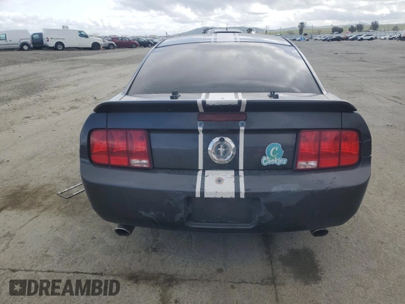 2008 Ford Mustang Deluxe with VIN 1ZVHT80N785203242, listed as a Copart auction lot 50625455 with 168,347 mi miles and Salvage Title. Bid and sale history available at carsss.com. Image 6.