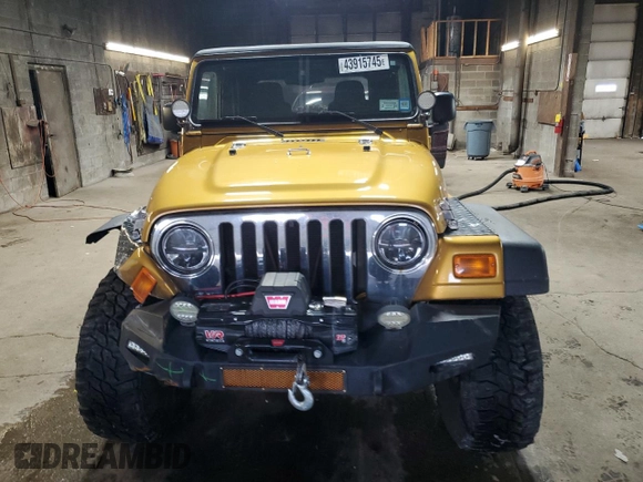 2003 Jeep Wrangler Rubicon with VIN 1J4FA69S23P322353, listed as a Copart auction lot 43915745 with 117,769 mi miles and Salvage title. Bid and sale history available at DreamBid. Image 5.