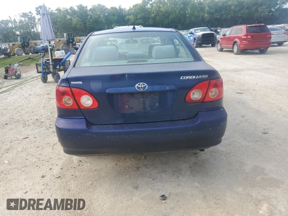 2008 Toyota Corolla CE with VIN 1NXBR32E38Z958381, listed as a Copart auction lot 51498625 with 251,712 mi miles and Salvage Title. Bid and sale history available at DreamBid. Image 6.