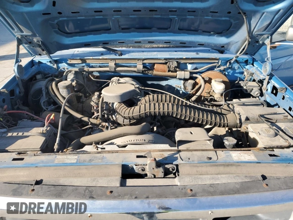 1993 Ford F-150 with VIN 1FTEX15N6PKB47692, listed as a Copart auction lot 43487355 with 129,417 mi miles and Salvage Title. Bid and sale history available at carsss.com. Image 12.