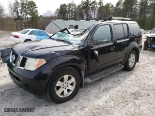 2005 Nissan Pathfinder LE with VIN 5N1AR18WX5C700361, listed as a Copart auction lot 50921015 with 267,873 mi miles and Clean Title. Bid and sale history available at carsss.com. Image 1.