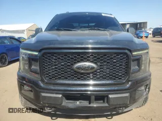 2018 Ford F-150 XL with VIN 1FTEW1EPXJFC53437, listed as a Copart auction lot 59896395 with 65,502 mi miles and Salvage title. Bid and sale history available at DreamBid. Image 5.