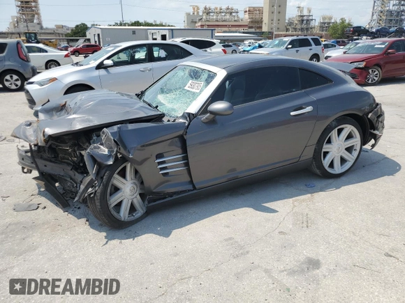 2004 Chrysler Crossfire с VIN 1C3AN69L24X002839, выставлен на аукционе Copart как лот 59307905 с пробегом 196 673 миль миль и Списание • Salvage title. История ставок и продаж доступна на DreamBid. Изображение 1.
