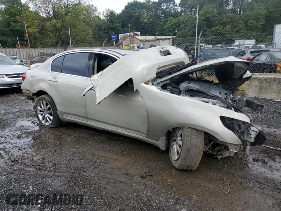 2007 Infiniti G35 Journey with VIN JNKBV61E57M723657, listed as a Copart auction lot 74450204 with Not Provided miles and Salvage Title. Bid and sale history available at DreamBid. Image 4.