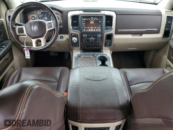 2017 Ram 1500 Longhorn with VIN 1C6RR7PT7HS821030, listed as a Copart auction lot 57826095 with 123,416 mi miles and Clean title. Bid and sale history available at DreamBid. Image 8.